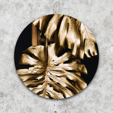 Afbeelding in Gallery-weergave laden, Gouden palmbladeren - Rond
