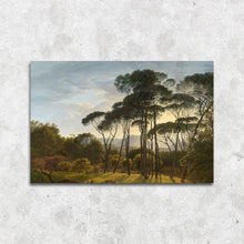 Afbeelding in Gallery-weergave laden, Italiaans landschap met parasoldennen
