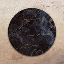 Afbeelding in Gallery-weergave laden, Marmer donkerblauw met lichtgrijs - Rond
