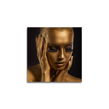 Afbeelding in Gallery-weergave laden, Denkende vrouw in goud
