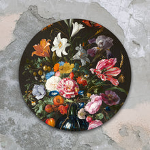 Afbeelding in Gallery-weergave laden, Vaas met bloemen (De Heem) - Rond
