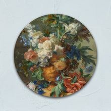 Afbeelding in Gallery-weergave laden, Stilleven met bloemen (Van Huysum) - Rond
