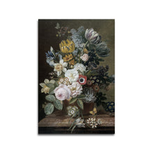 Afbeelding in Gallery-weergave laden, Stilleven met bloemen en boek
