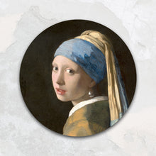 Afbeelding in Gallery-weergave laden, Meisje met de parel - Rond
