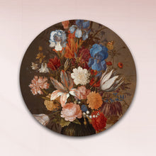 Afbeelding in Gallery-weergave laden, Stilleven met bloemen (Van der Ast) - Rond
