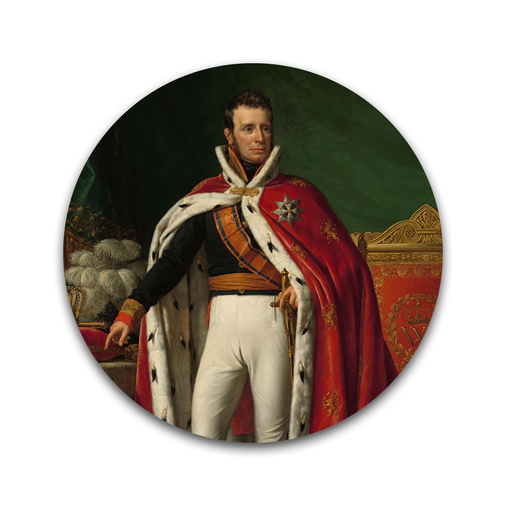 Staatsieportret Napoleon lll - Rond