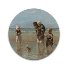 Afbeelding in Gallery-weergave laden, Kinderen aan zee - Rond
