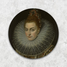 Afbeelding in Gallery-weergave laden, Portret van Isabella von Habsburg - Rond
