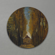 Afbeelding in Gallery-weergave laden, Populierenlaan in de herfst (Van Gogh) - Rond
