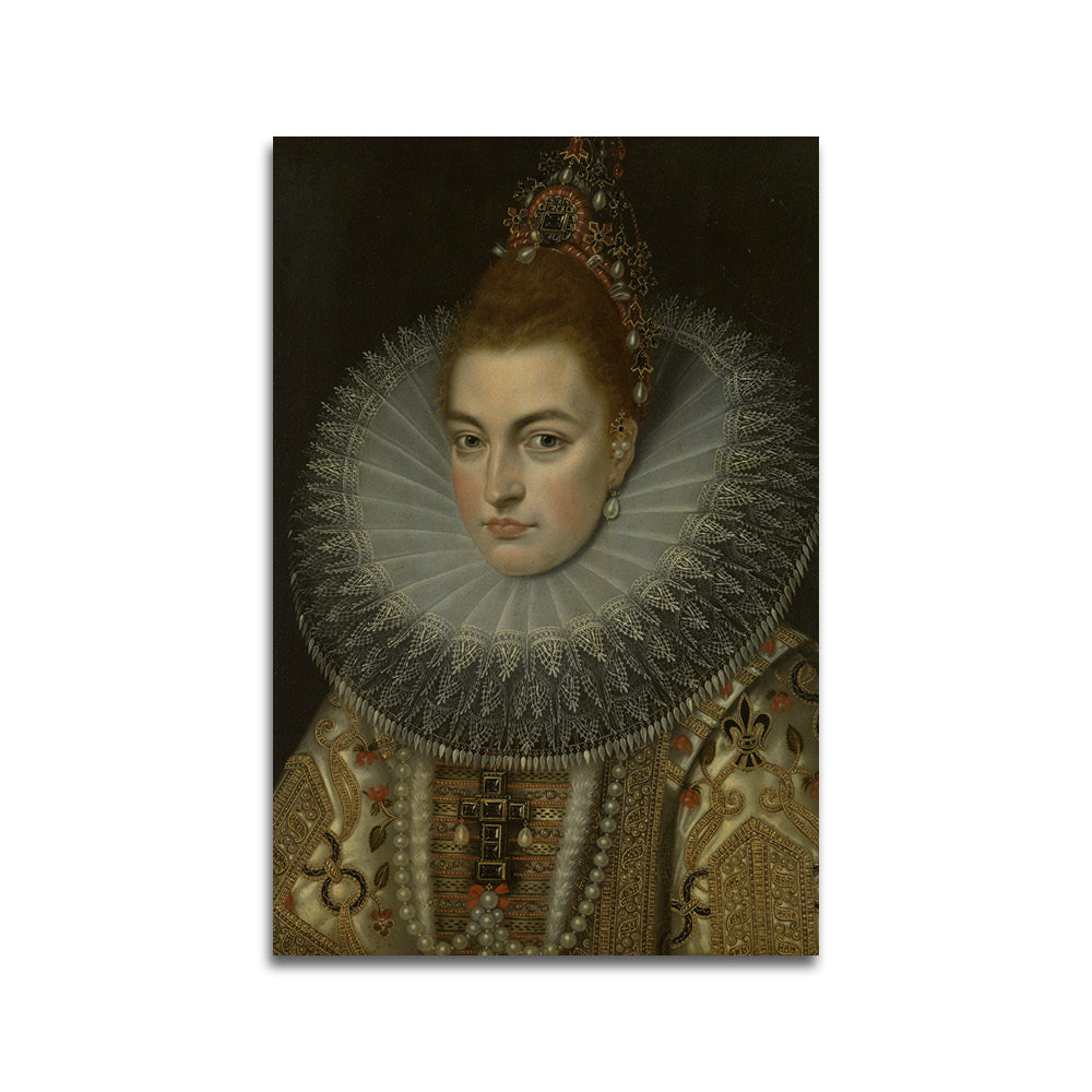 Portret van Isabella von Habsburg