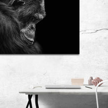 Afbeelding in Gallery-weergave laden, Chimpansee zwart/wit
