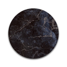 Afbeelding in Gallery-weergave laden, Marmer donkerblauw met lichtgrijs - Rond

