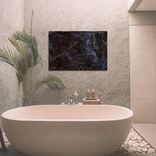 Afbeelding in Gallery-weergave laden, Marmer donkerblauw met lichtgrijs
